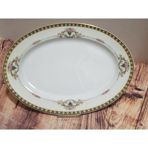 Rare Noritake Patrician Oval 10" Small Platter Vintage Replacement